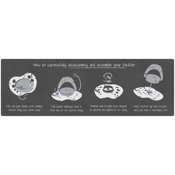 Newborn Woodland Brown HoneyBug Reborn Magnetic Dummy / Pacifier