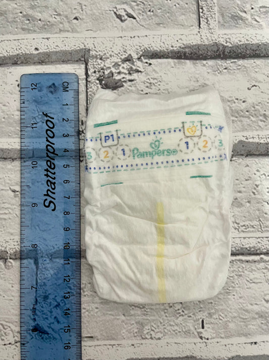 Reborn Pampers Nappies Size P1 Preemie x4