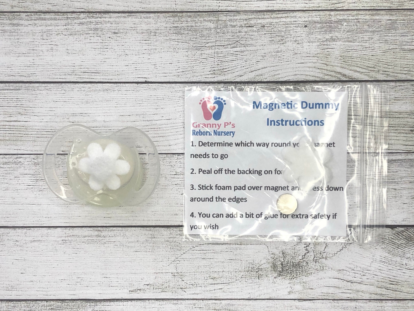 Tommee Tippee Midnight Jungle Lilac Reborn Magnetic Dummy - self fit magnet