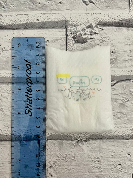 Reborn Pampers Nappies Size P3 Ultra Preemie x4