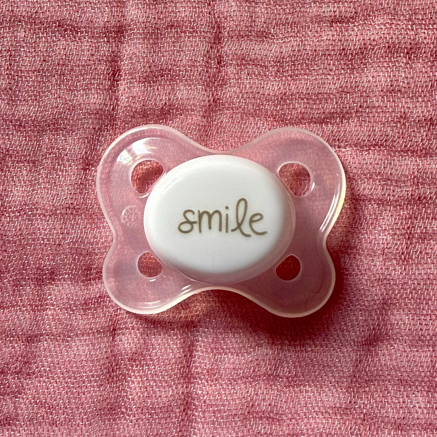 Clear & White 'Smile' Reborn Magnetic Dummy - self fit magnet