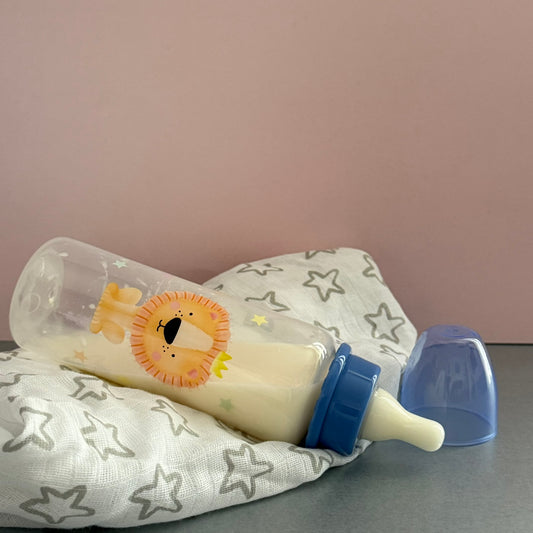 Blue Lion Reborn Fake Milk Bottle 9oz