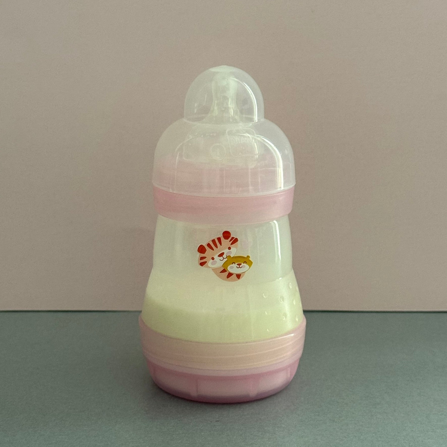 MAM Pink Tiger Reborn Fake Milk Bottle 5oz – Granny P's Reborn Nursery