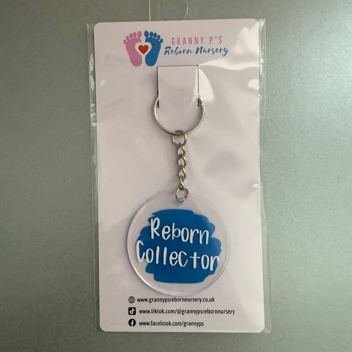 Reborn Collectors Keyring - Blue Reborn Collector