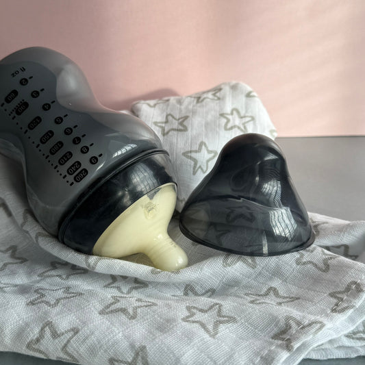 Tommee Tippee Black Stars Reborn Fake Milk Bottle 9oz