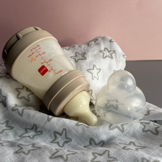 MAM Beige Tiger Reborn Fake Milk Bottle 5oz