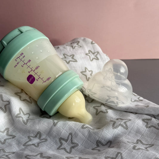 MAM Mint Deer Reborn Fake Milk Bottle 5oz