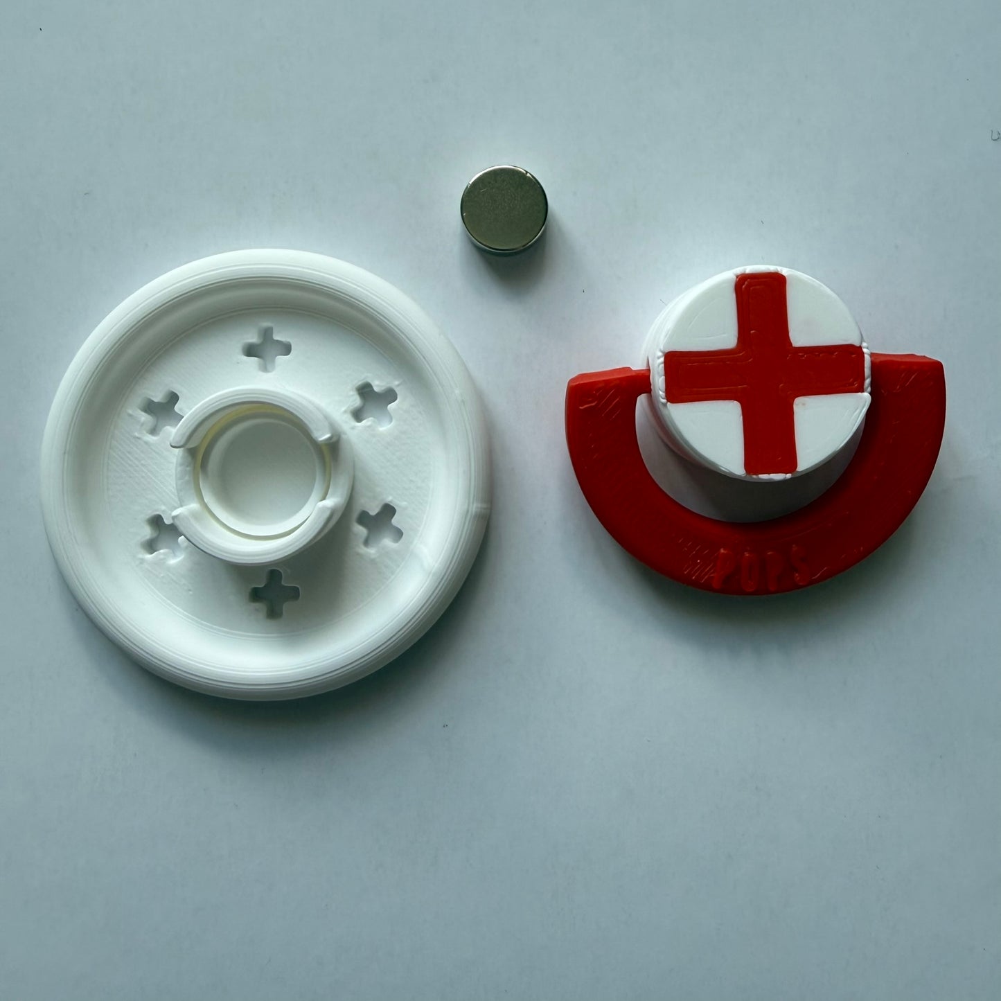 POPS by Granny P England World Cup Reborn Reversible Magnet Dummy / Pacifier