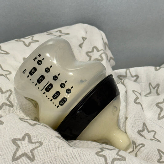 Tommee Tippee Black Reborn Fake Milk Bottle 5oz
