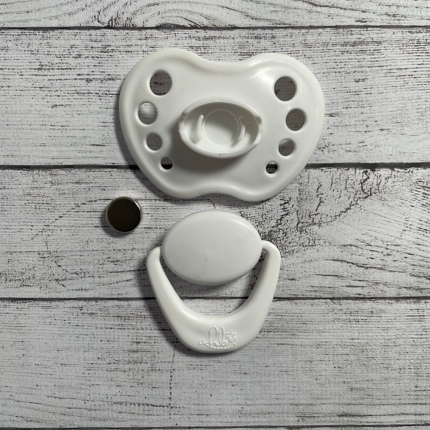 Newborn Woodland Brown HoneyBug Reborn Magnetic Dummy / Pacifier