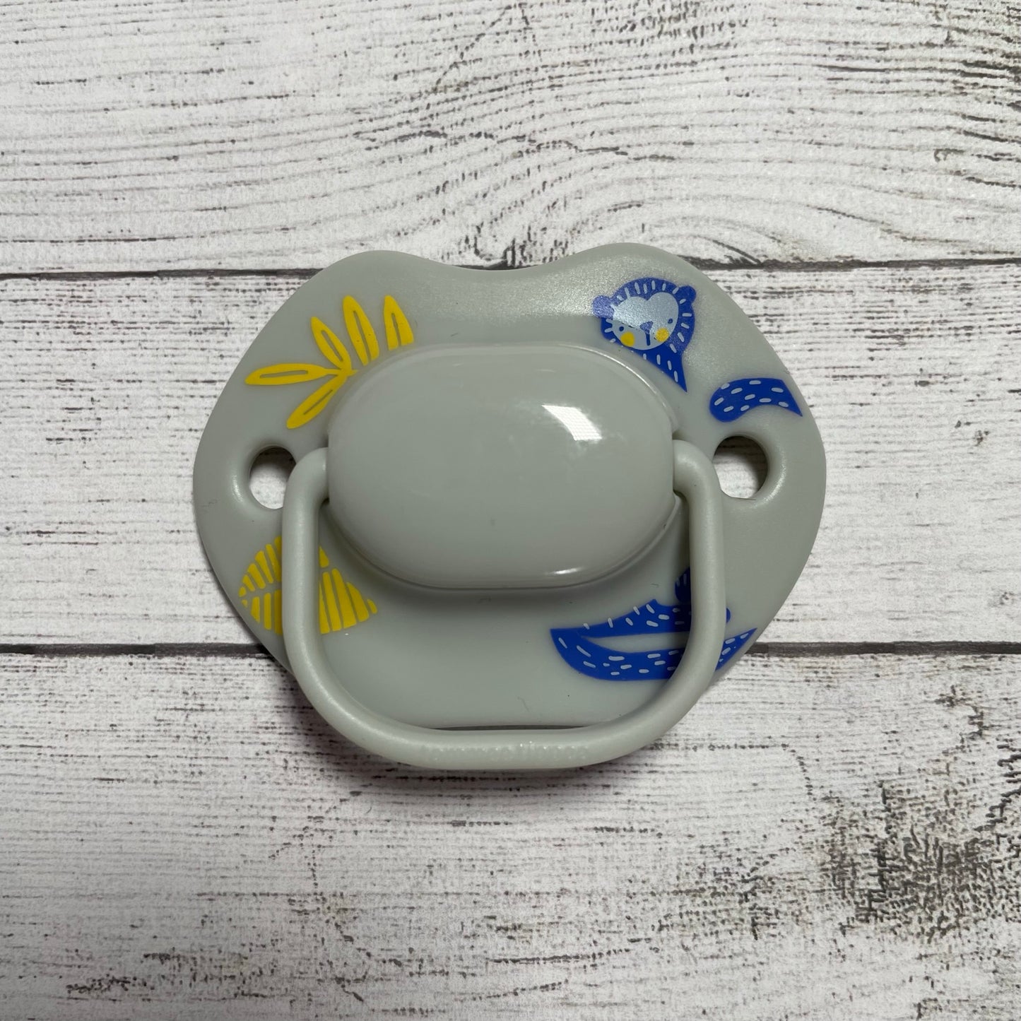 Tommee Tippee Midnight Jungle Blue/Grey Reborn Magnetic Dummy - self fit magnet