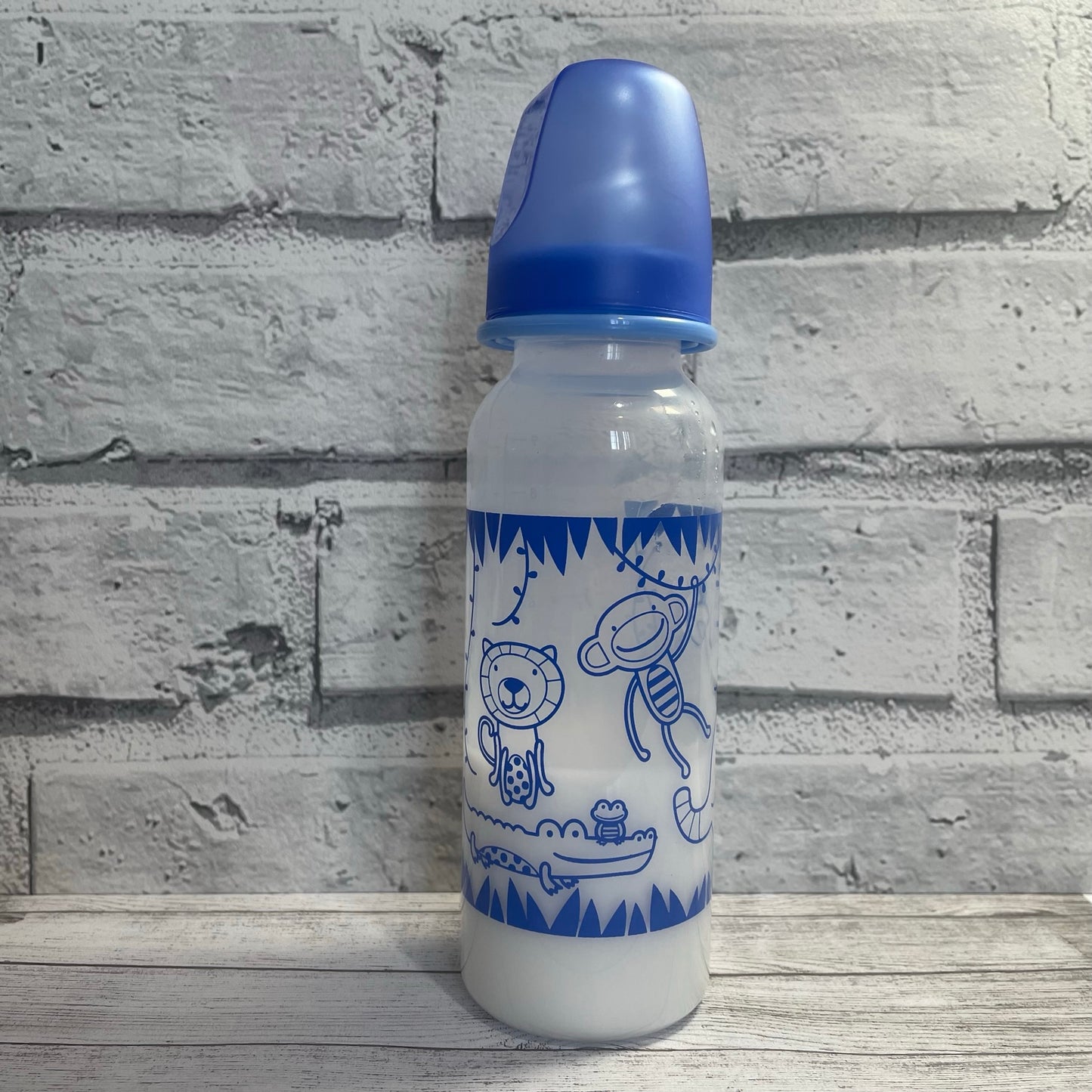 Tommee Tippee Tall Blue Jungle Reborn Fake Milk Bottle 9oz