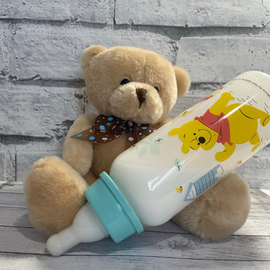 Winnie the Pooh Aqua Reborn Fake Milk Bottle 8oz