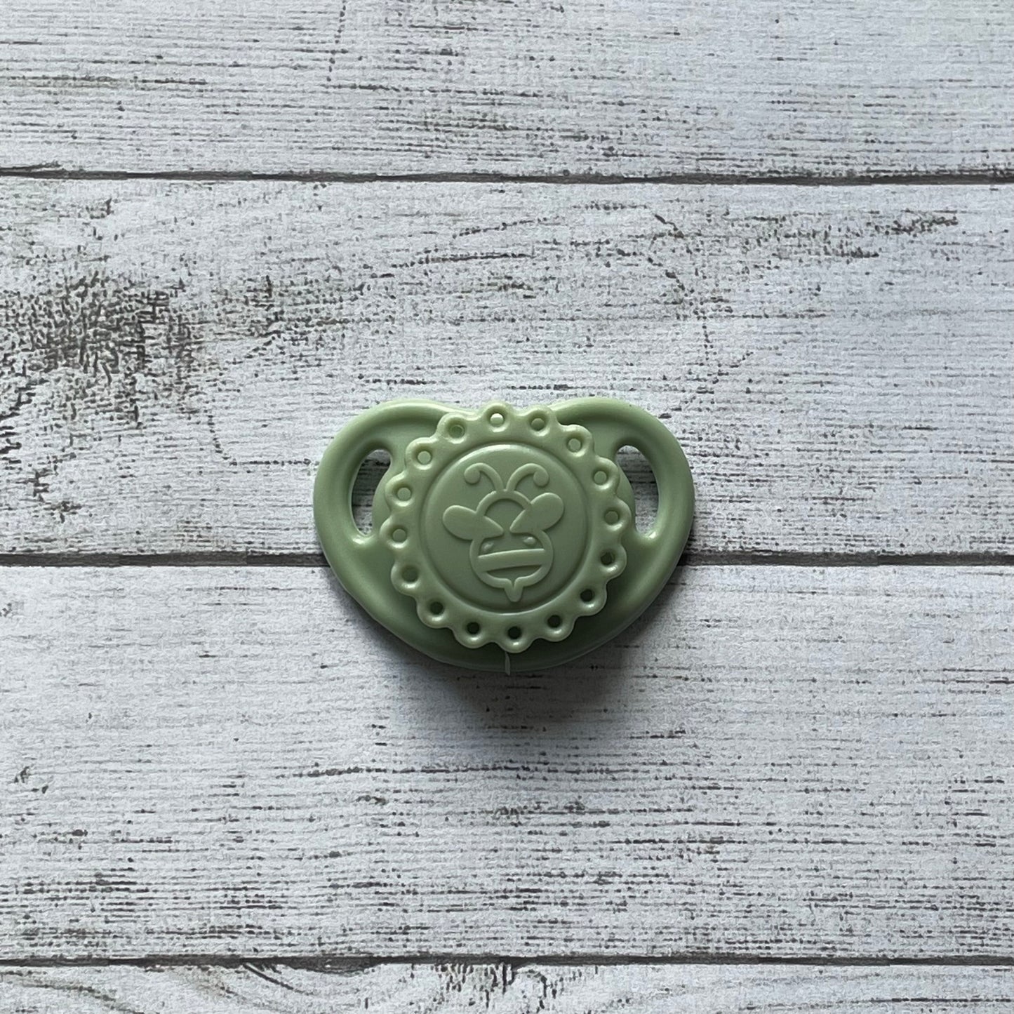 Micro Vintage Sage Green HoneyBug Reborn Magnetic Dummy / Pacifier