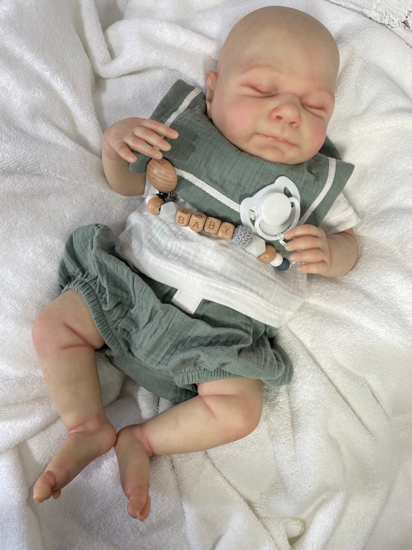 Samuel Reborn Baby Doll - Cassie Brace