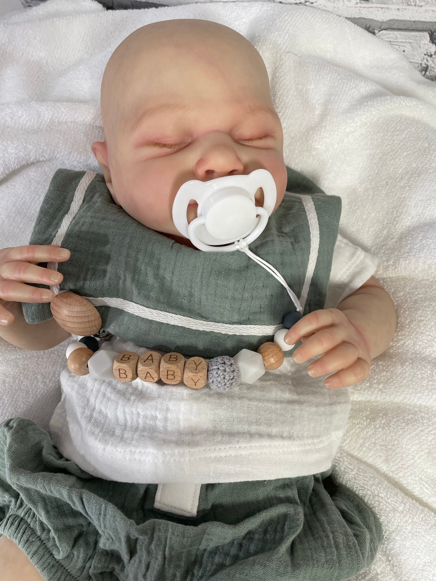 Samuel Reborn Baby Doll - Cassie Brace