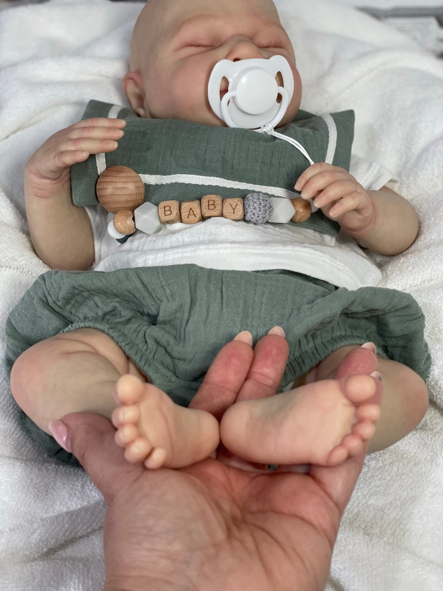 Samuel Reborn Baby Doll - Cassie Brace