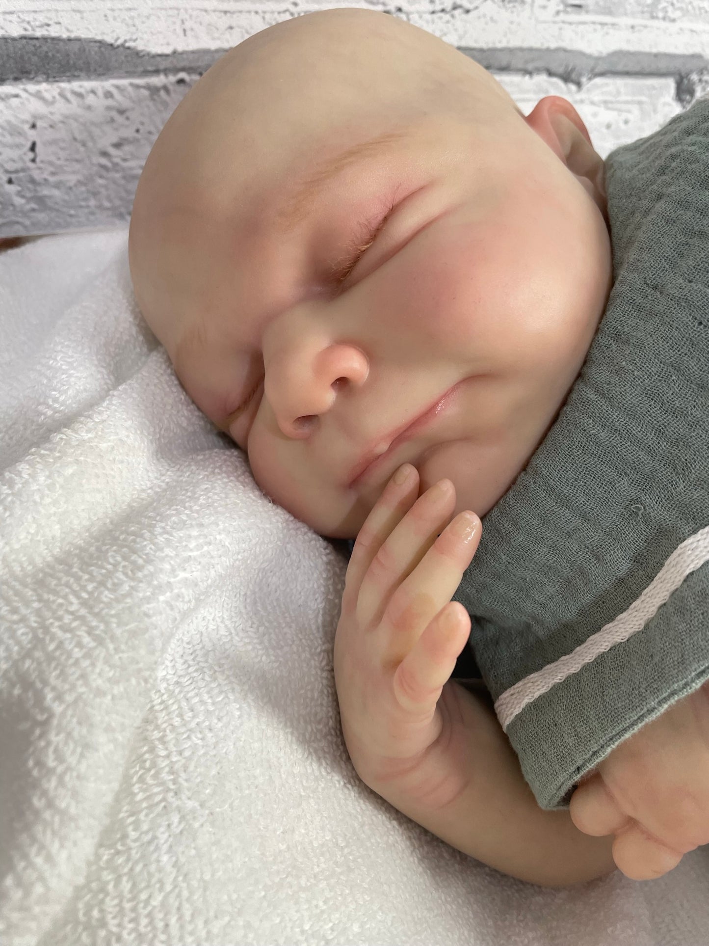 Samuel Reborn Baby Doll - Cassie Brace
