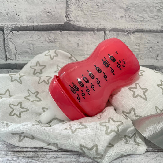 Tommee Tippee Red Reborn Fake Milk Bottle 9oz