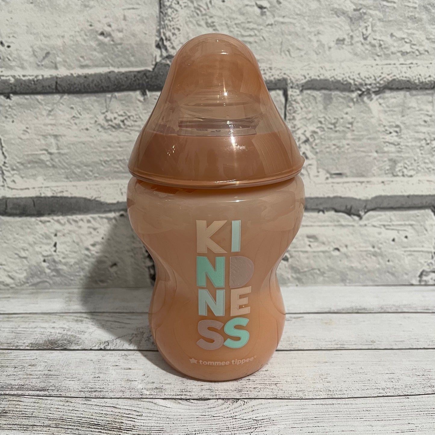 Tommee Tippee Beige Kindness Reborn Fake Milk Bottle 9oz