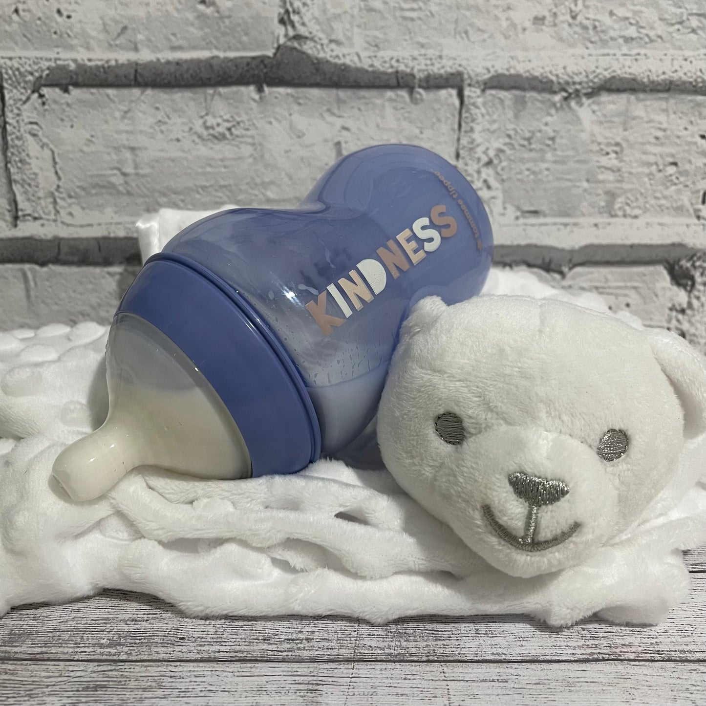 Tommee Tippee Blue Kindness Reborn Fake Milk Bottle 9oz