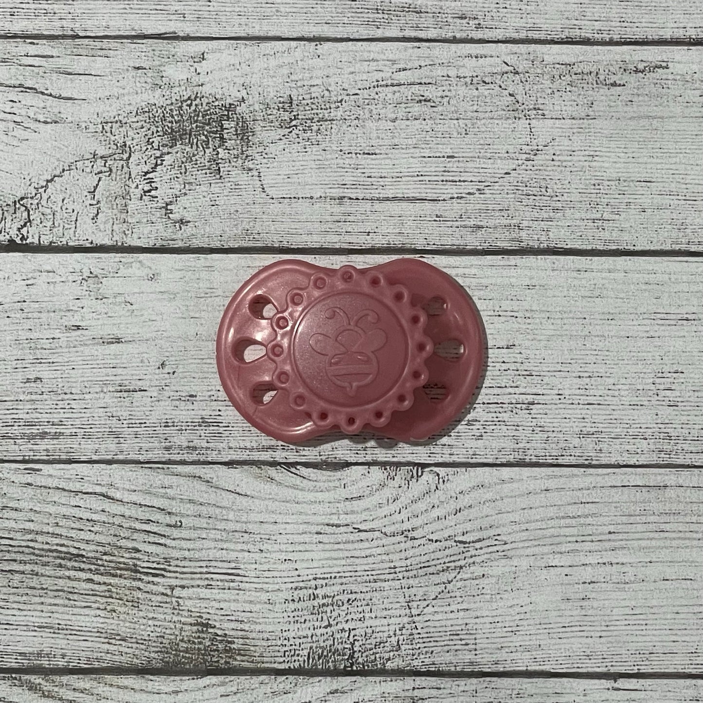 Preemie Vintage Rose Pink HoneyBug Reborn Magnetic Dummy / Pacifier