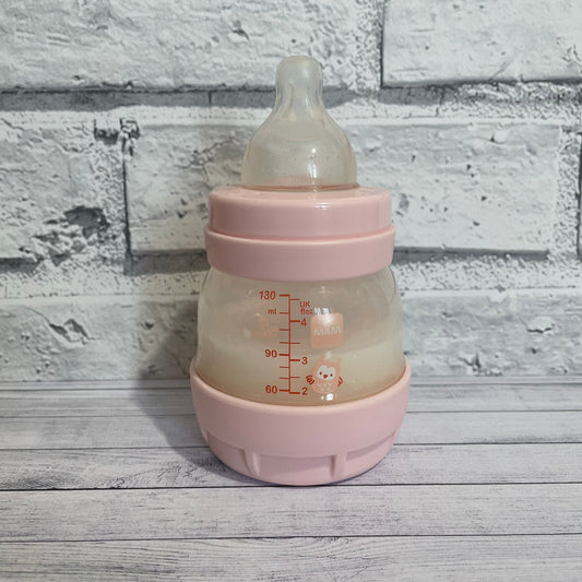MAM Pink Reborn Fake Milk Bottle 4oz