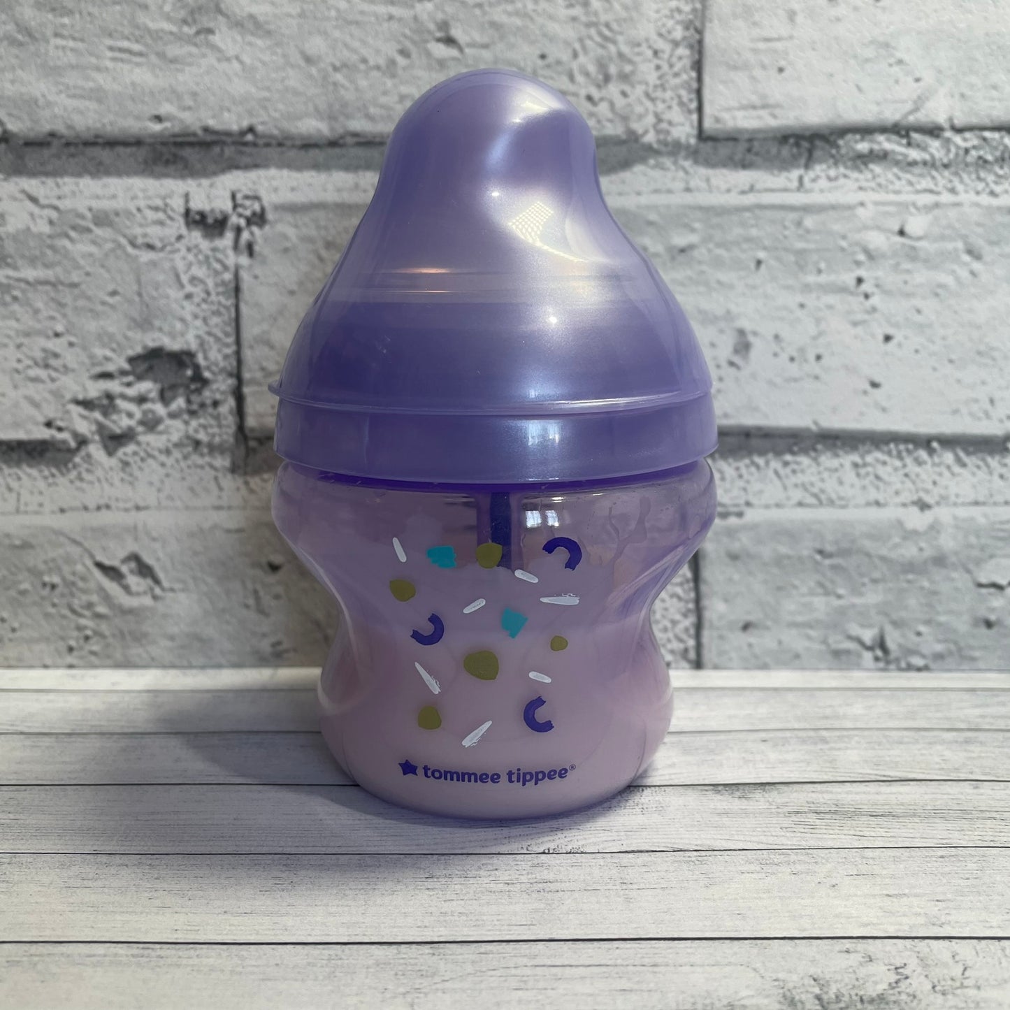 Tommee Tippee Lilac Anti Colic Reborn Fake Milk Bottle 5oz