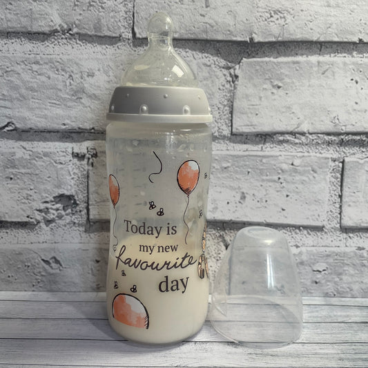 NUK Tiger Reborn Fake Milk Bottle 10oz