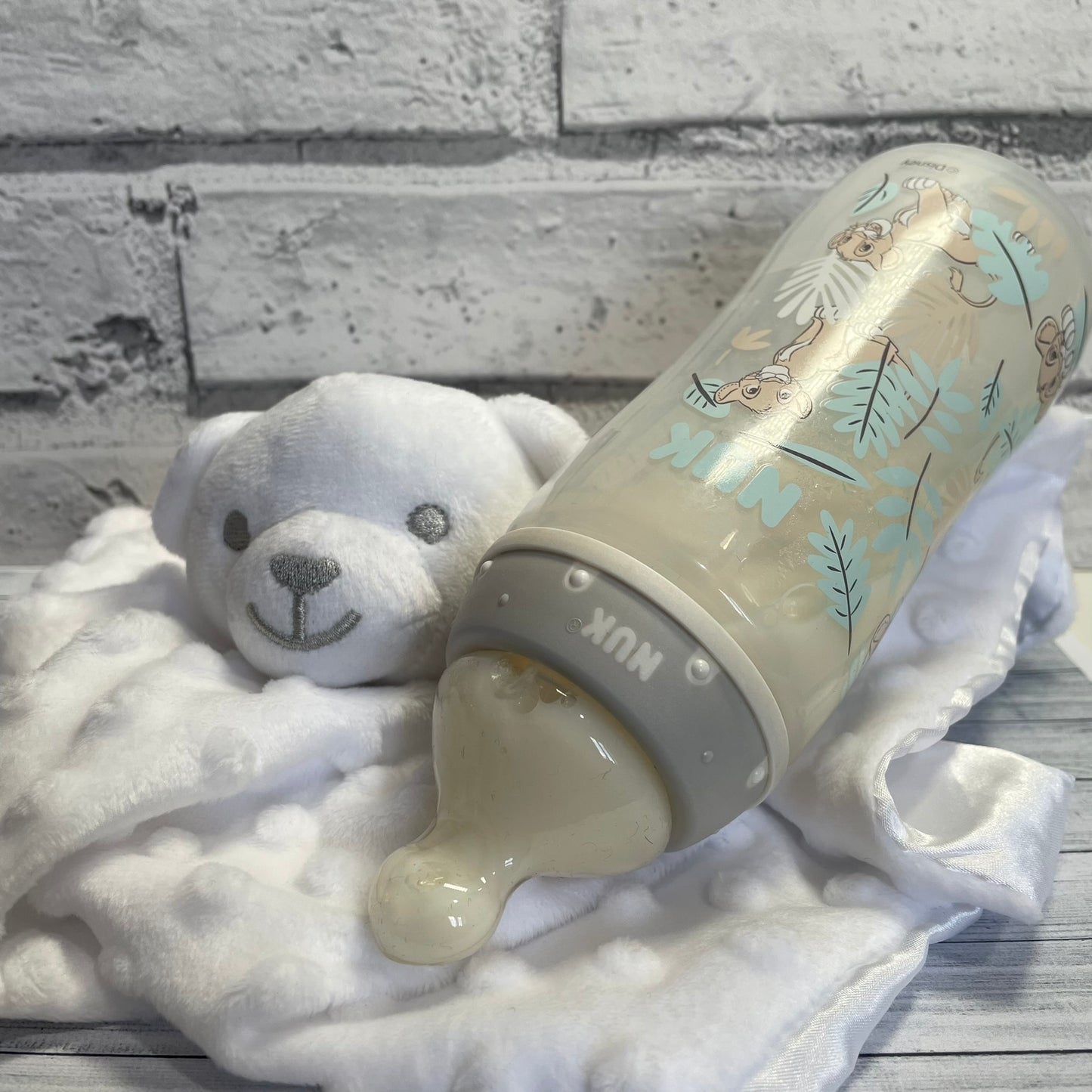 NUK The Lion King Reborn Fake Milk Bottle 10oz