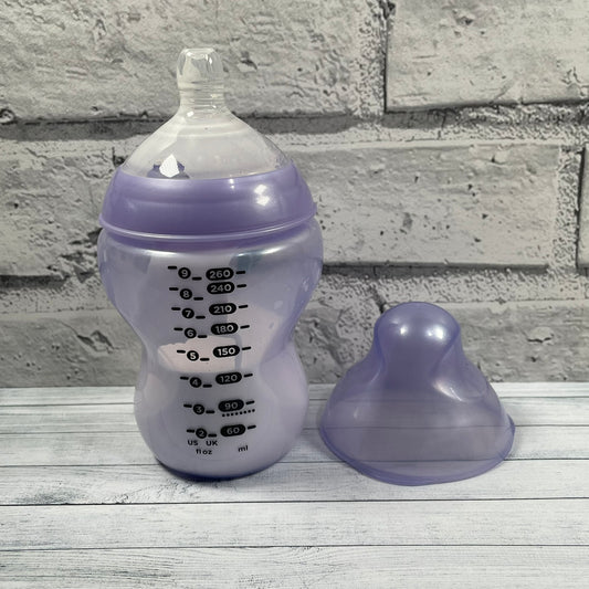 Tommee Tippee Lilac Midnight Jungle Reborn Fake Milk Bottle 9oz
