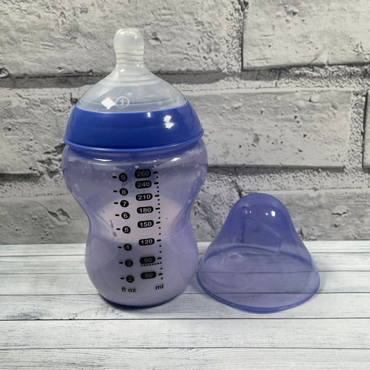 Tommee Tippee Purple 'Wish upon a Star' Reborn Fake Milk Bottle 9oz
