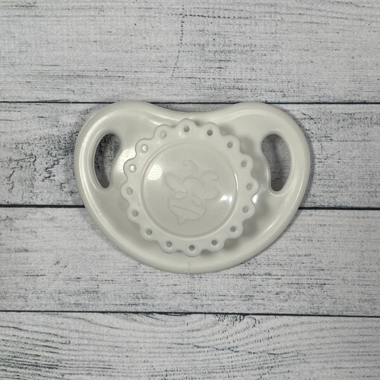 Newborn Vintage Off White HoneyBug Reborn Magnetic Dummy / Pacifier