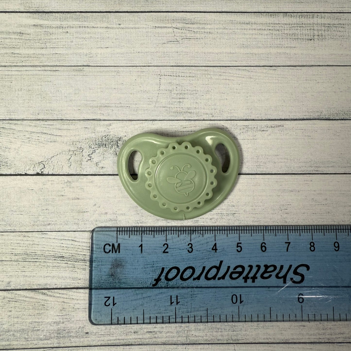 Newborn Vintage Sage Green HoneyBug Reborn Magnetic Dummy / Pacifier