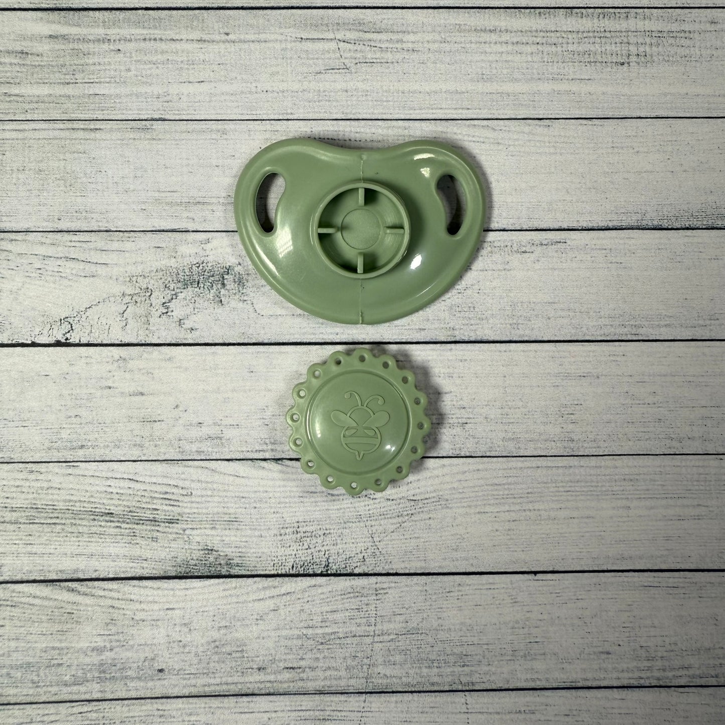 Newborn Vintage Sage Green HoneyBug Reborn Magnetic Dummy / Pacifier