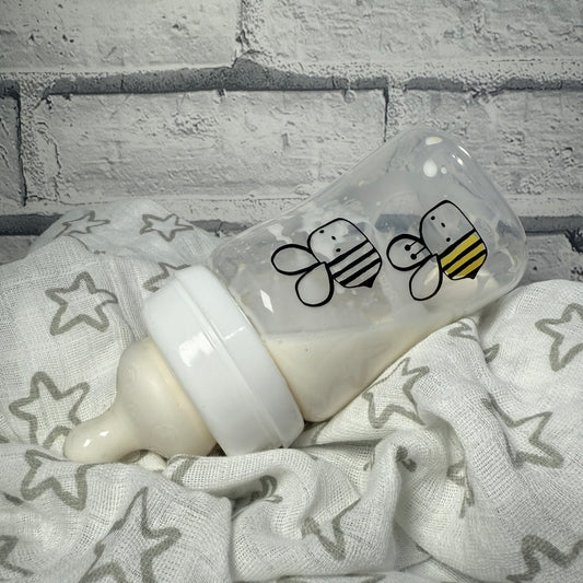 White Bee's Reborn Fake Milk Bottle 5oz