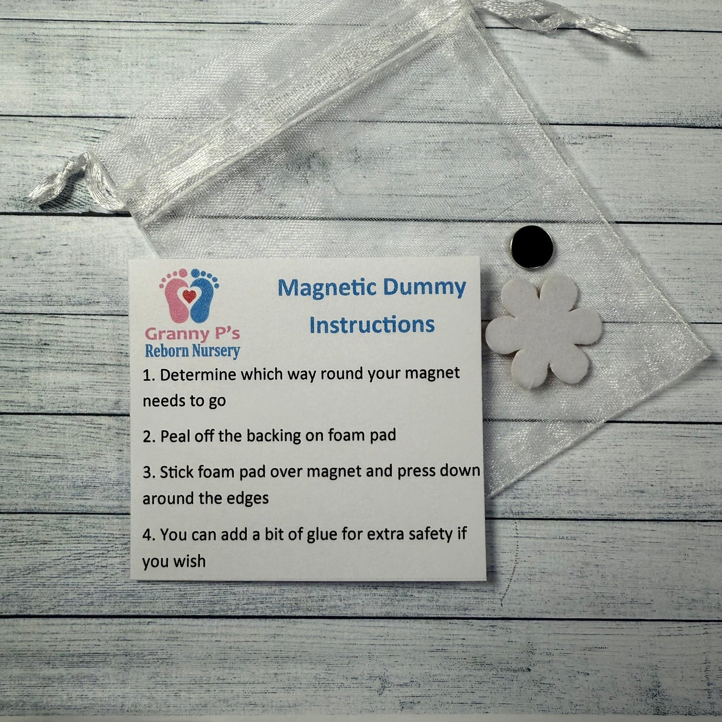 Peppa Pig Pink Reborn Magnetic Dummy - self fit magnet