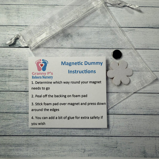 BIBS Cream Reborn Magnetic Dummy - self fit magnet