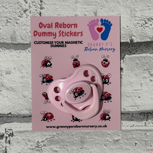 Ladybird Oval Reborn Magnetic Dummy Stickers