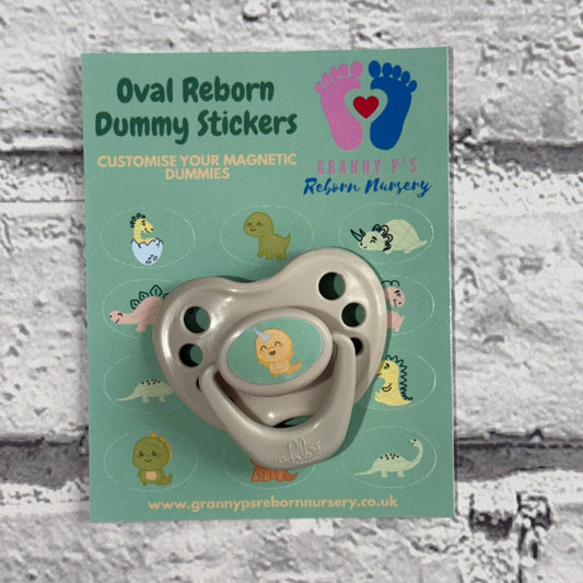 Dino Oval Reborn Magnetic Dummy Stickers