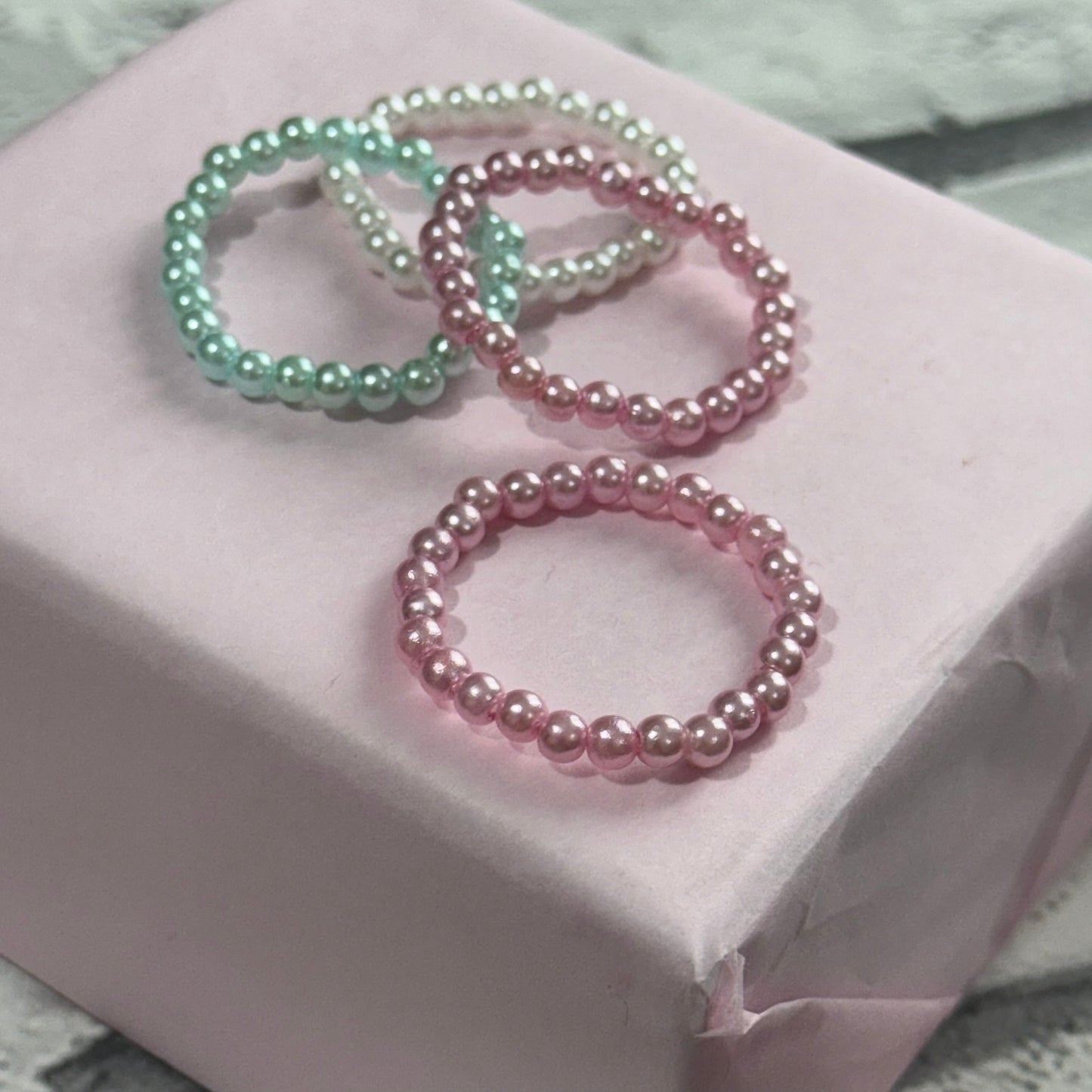 Pink Reborn Stretchy Bracelet