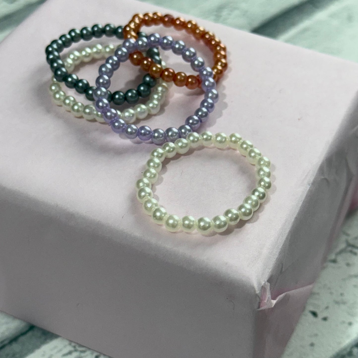 Ivory Reborn Stretchy Bracelet