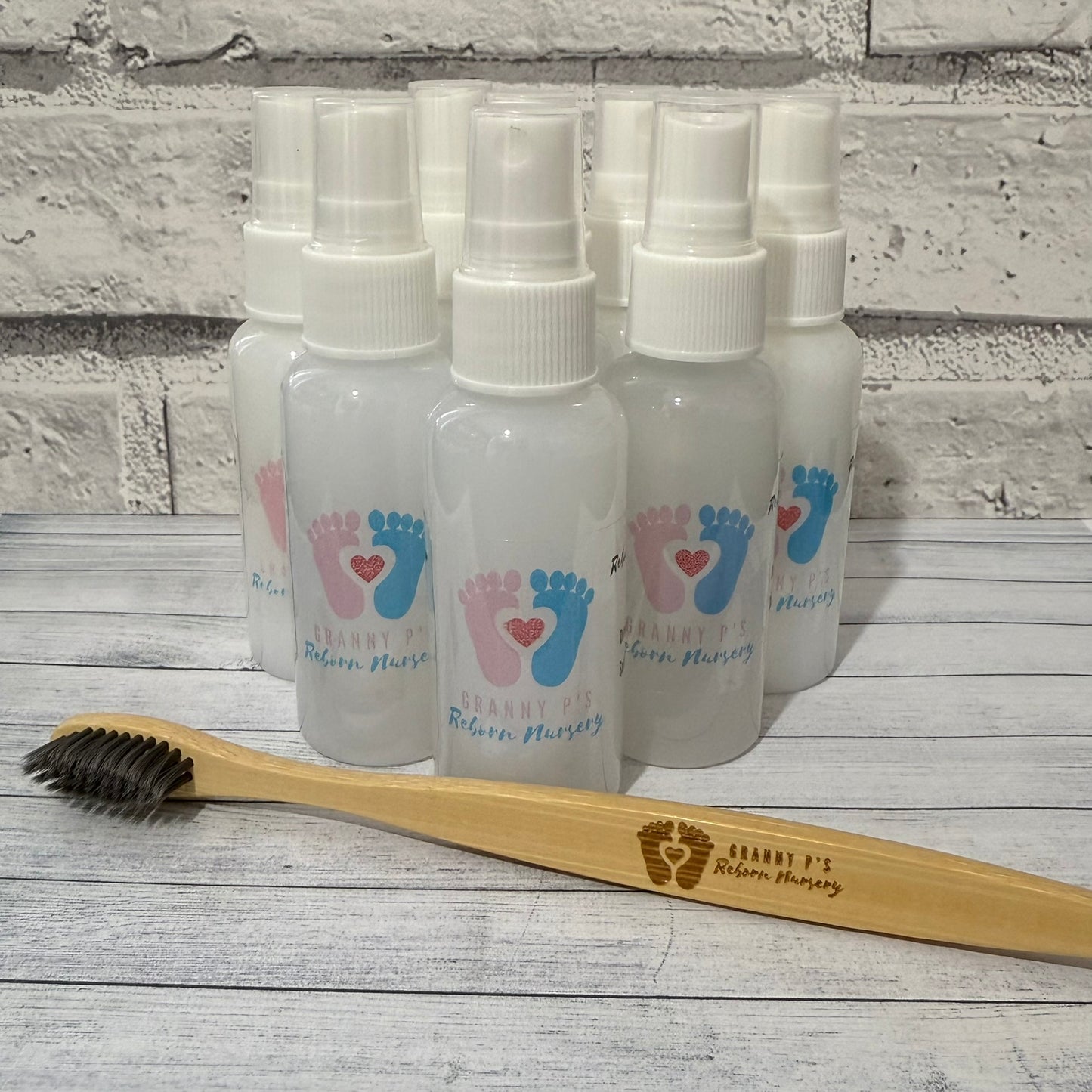Granny P's Bamboo Reborn Mini Hair Brush