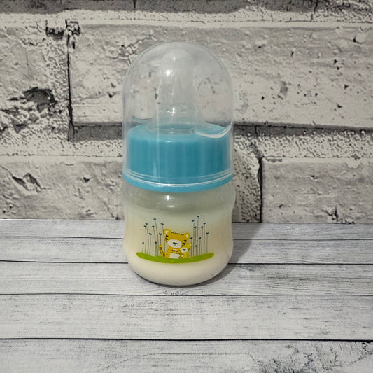 Blue Printed Reborn Fake Milk Bottle 50ml