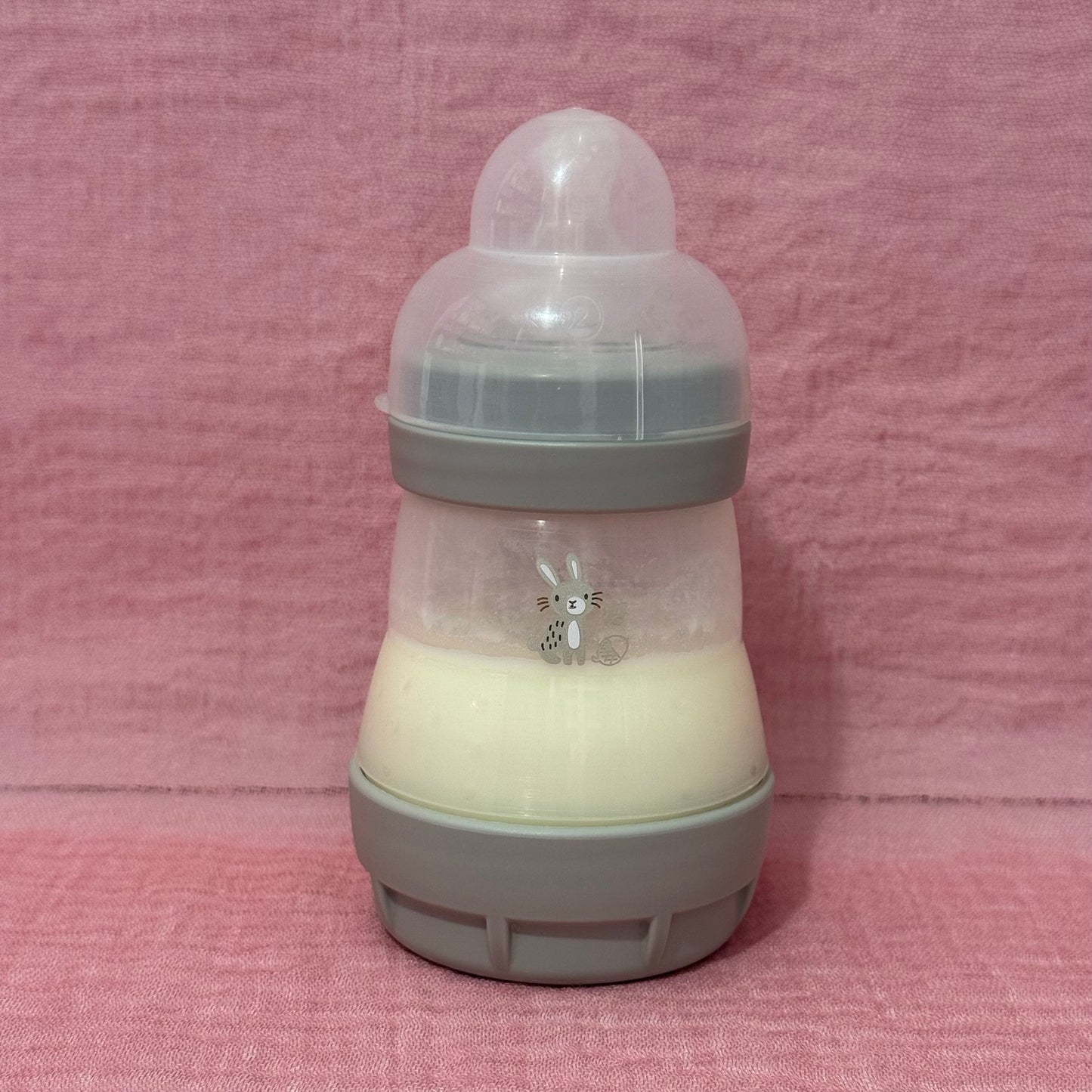 MAM Beige Rabbit Reborn Fake Milk Bottle 5oz