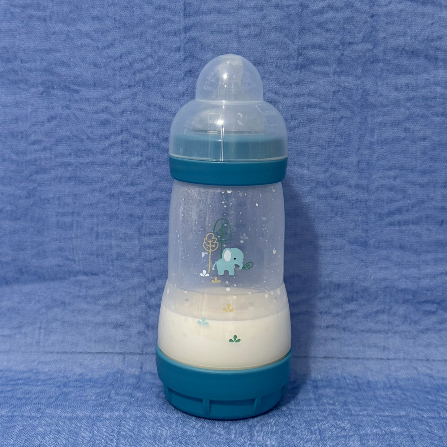MAM Blue Elephant Reborn Fake Milk Bottle 9oz