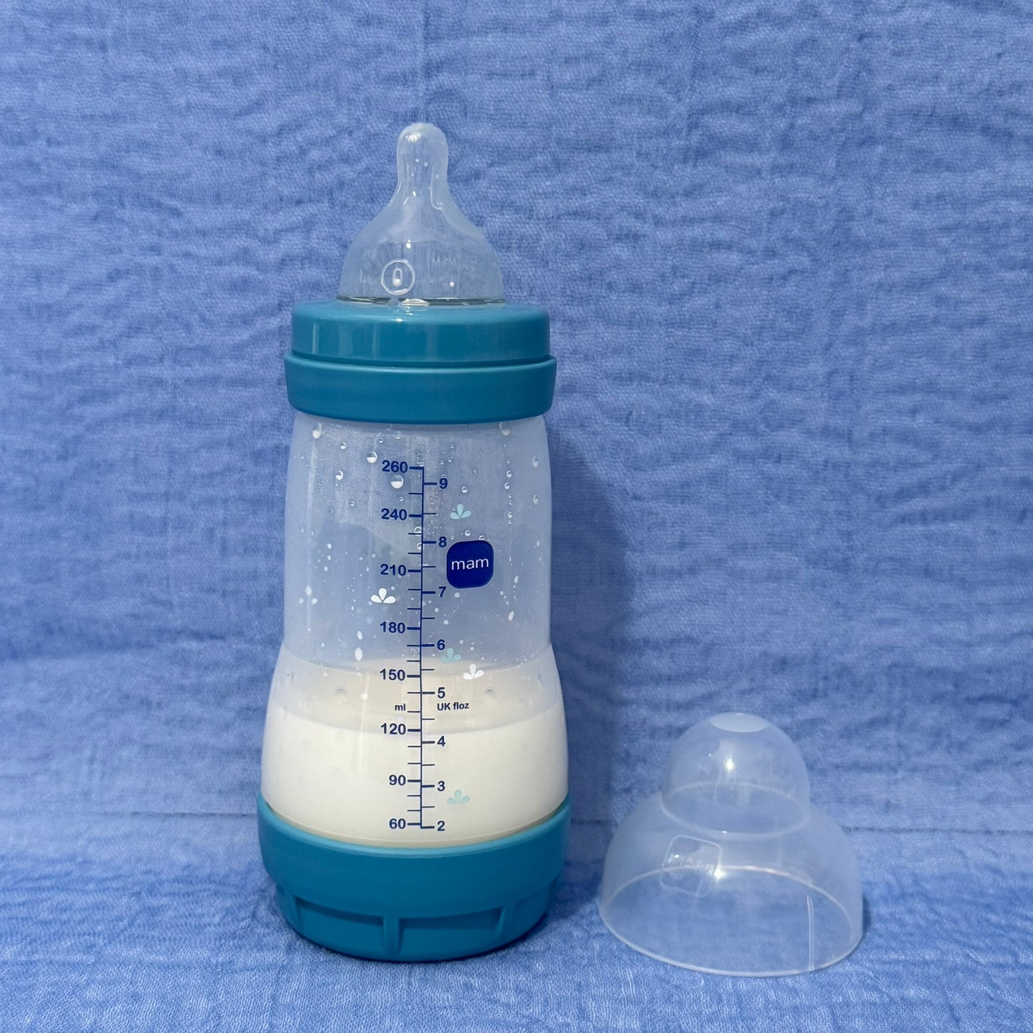 MAM Blue Elephant Reborn Fake Milk Bottle 9oz