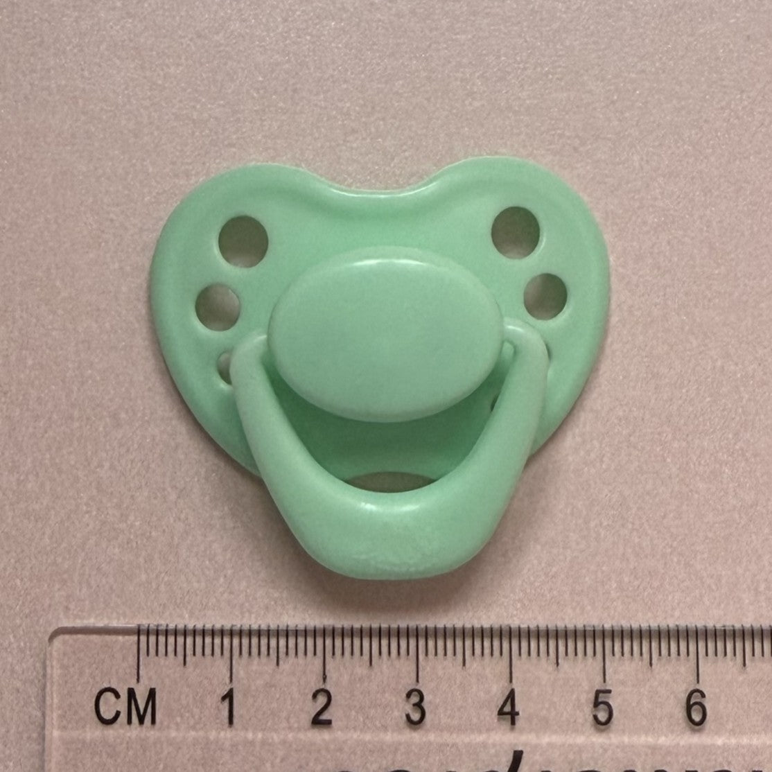 Newborn Cupcake Turquoise HoneyBug Reborn Magnetic Dummy / Pacifier