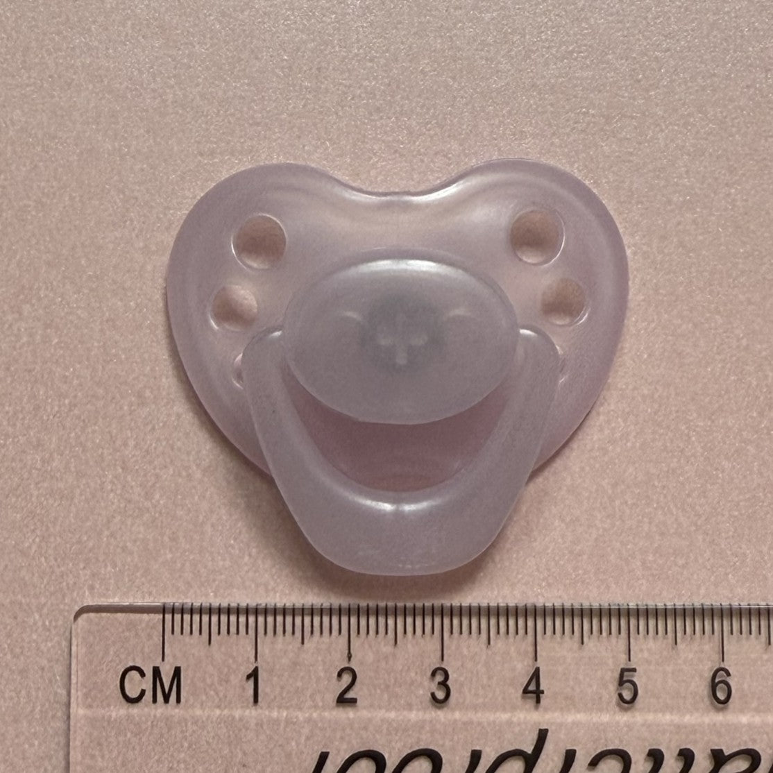 Newborn Pearly Rainbow Purple HoneyBug Reborn Magnetic Dummy / Pacifier