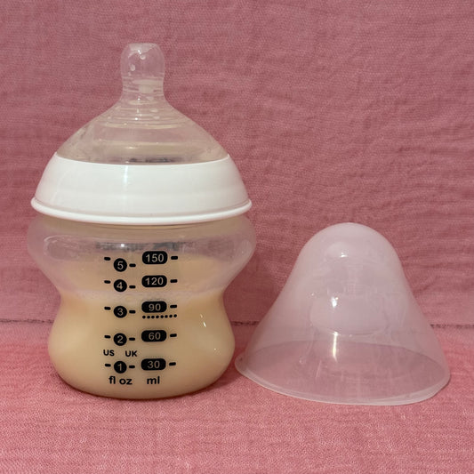 Tommee Tippee White Reborn Fake Milk Bottle 5oz